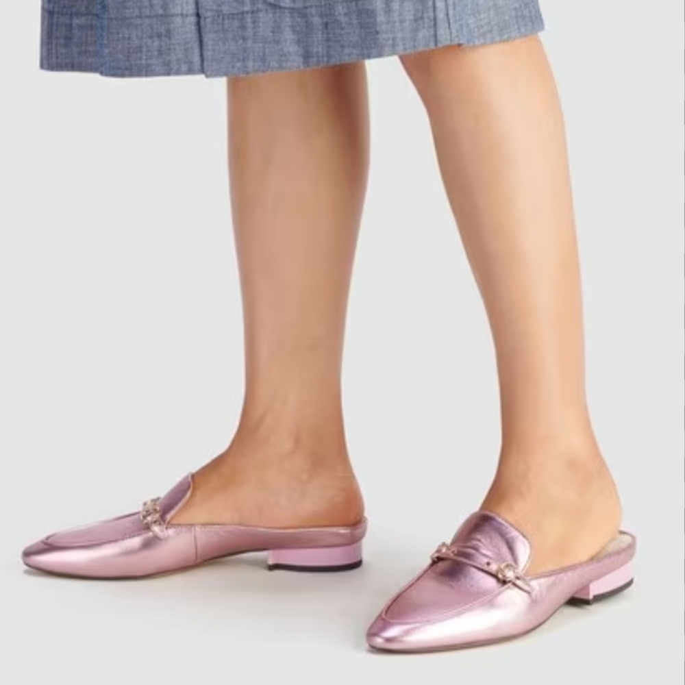 Coach Metallic Pink Irene Mule